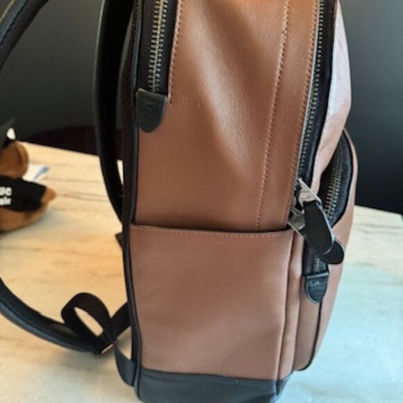 Limited COACH Graham Full-size Backpack In Smooth Calf Leather Authentic Used - Picture 4 of 5
